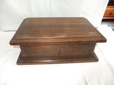 Vintage Wooden Box With Hinged