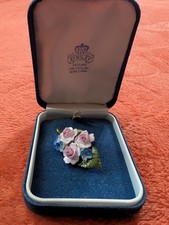 Vintage Aynsley Brooch  Bone