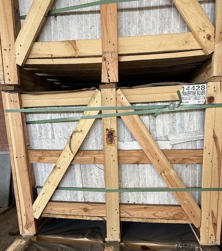Silver travertine natural - silver,