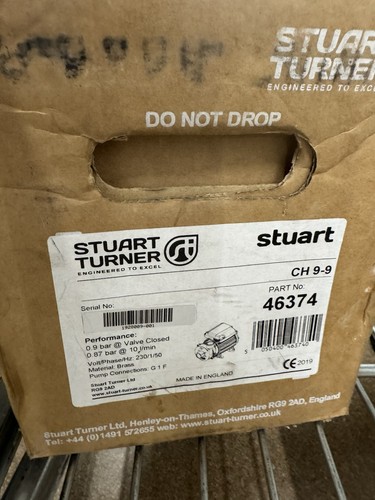 Stuart turner pump - stuart,