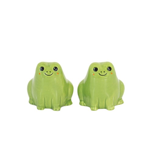 Frog salt pepper shaker - frog, &