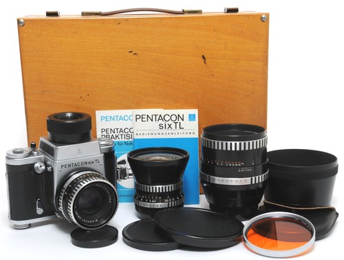 Set pentacon six camera w - pentacon,