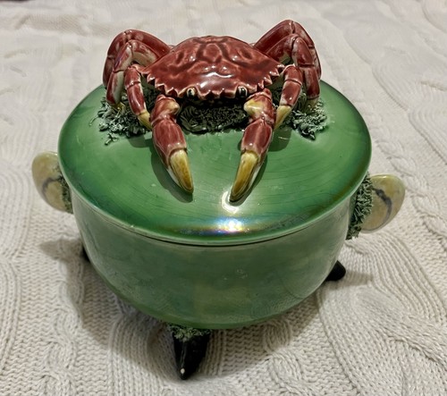 Majolica crab soup - majolica,