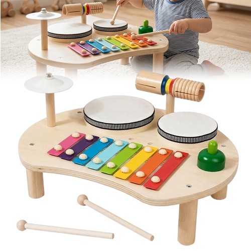 8in1 wooden musical - 8in1,