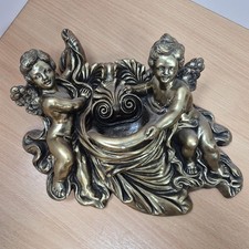 Vintage Gilded Plaster Cherub