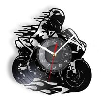 Motorbike Vinyl Wall Clock