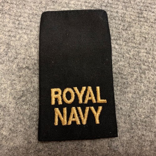 Royal navy rank slide gold - navy,