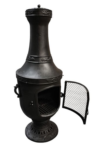 Cast iron chiminea patio - cast,