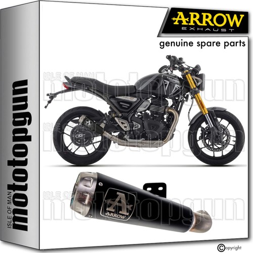 Arrow exhaust pro race - exhaust, black