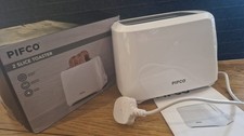 PIFCO White Toaster 2 Slice -