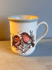Biltons Robins Embossed Mug Vintage Made In England