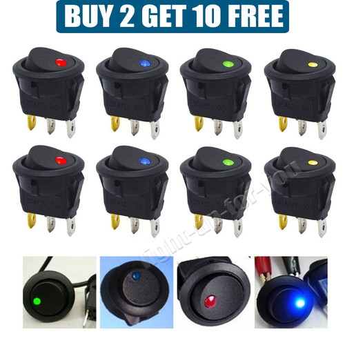 10pcs toggle switch - 2+10pcs, 12v