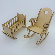 ROCKING CHAIR small / BENCH /