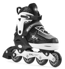 SFR Pulsar Silver Adjustable Adults/Childrens Inline Skates / Rollerblades