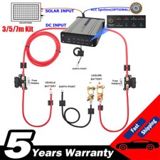 12V DC to DC Dual Battery Charger Built-in Solar MPPT Voltage Sensitive fits Van