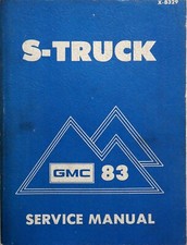 1983 GMC S-15 Pickup S15 Jimmy Factory Service Manual Original Shop Repair