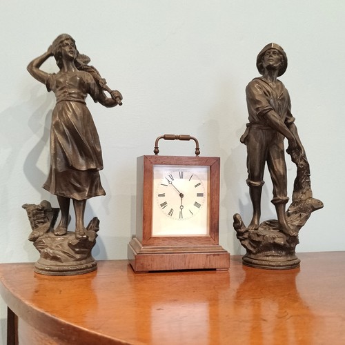 Pair vintage large spelter - vintage,
