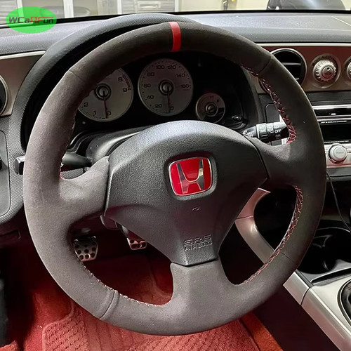 Black suede leather - leather, car