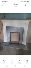 Old Vintage Fire Surround And Hearth