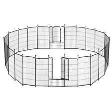 8/16 Panels Dog Pen Pet Playpen Kennel Fence Puppy Exercise Barrier In Outdoor 