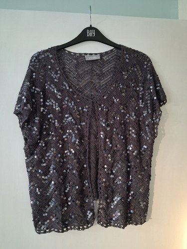 Wallis crocheted sequin - sequin, bolero