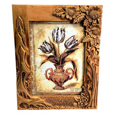Ornate Woodland Floral Antique Gold Gilt Style Picture Photo Frame for 8x10 Inch