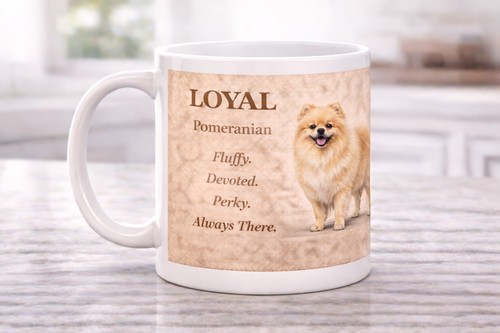 Pomeranian mug loyal dog - –,