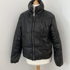 H & M Divided Black Faux