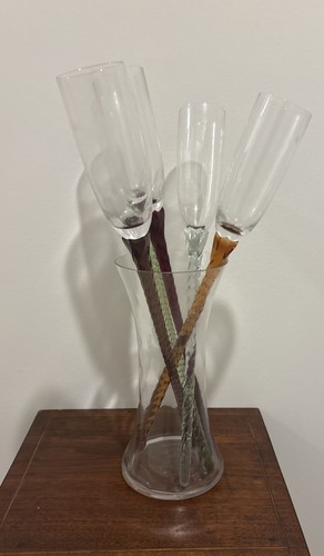 Hand blown long - blown, stem