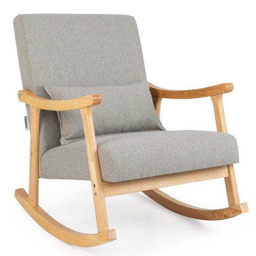 Upholstered rocking chair - rocking,