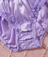 💜✨ Lilac Satin Frill