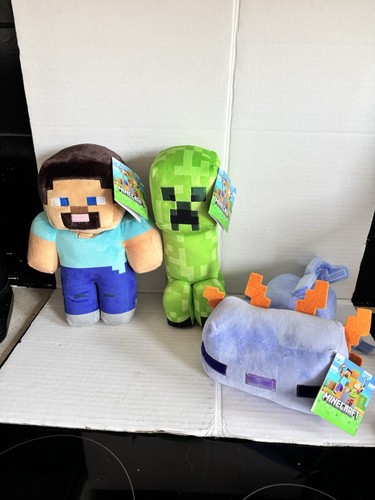 Minecraft plushies all new - plushies,
