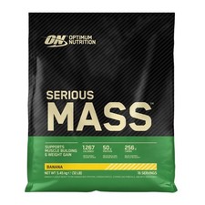 Optimum Nutrition Serious Mass 5.4kg Banana Protein Powder Weight Gainer Shake
