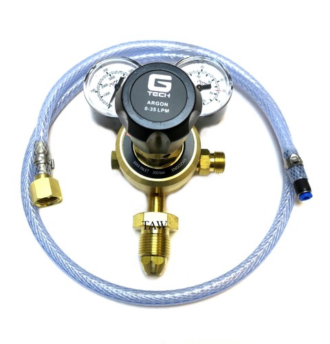 Mig welding gas regulator with - mig,