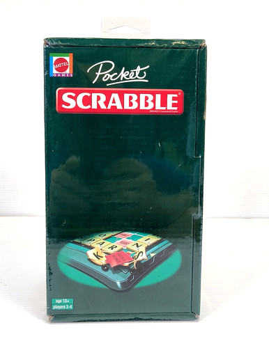 Vintage pocket scrabble travel - vintage,