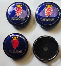4x Saab Wheel Hub Alloy Centre