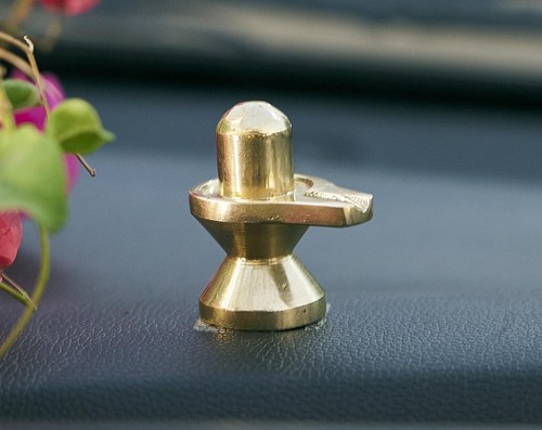 Brass shiva lingam idol - shiva,