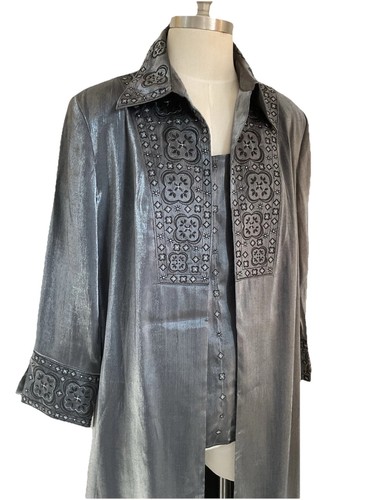 Silver grey long - silver, jacket