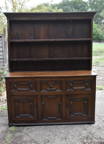Antique welsh oak dresser - welsh,
