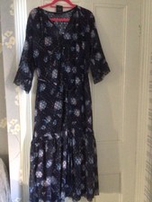 BNWT Ladies Beautiful Tiered Occasion Dress Size 22 By Joanna Hope