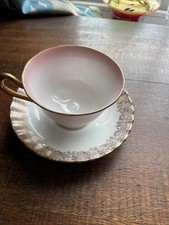 Vintage Royal Albert Bone China Gold Edged Teacup & Saucer In VGC