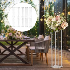10x Acrylic Wedding Flower Stand Rectangle pedestal for Table Centerpiece Decor
