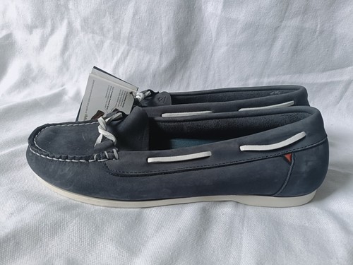 Dubarry leather deck sailing