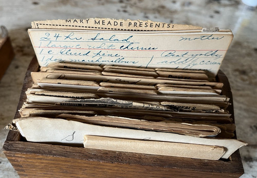 Antique 1930s 1940s recipe - 1930s?, 1940s?