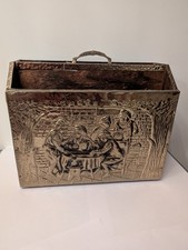 Vintage Brass 2 Tier Magazine