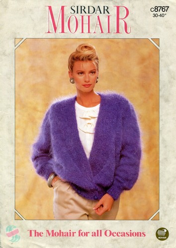 Sirdar 8767 lady - jacket, mohair