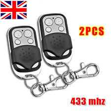 2PCS 433mhz Cloning Remote Control Key Fob Electric Gate Car Garage Door Opener