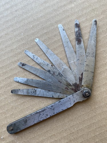 Vintage feeler gauge - vintage, no