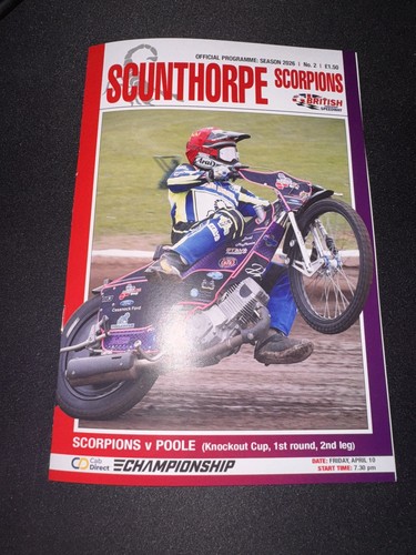 Scunthorpe scorpions poole - scorpions, vs