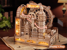 ROKR Amusing Table Game Marble Travel London 3D Wooden Puzzle Building Toys Gift